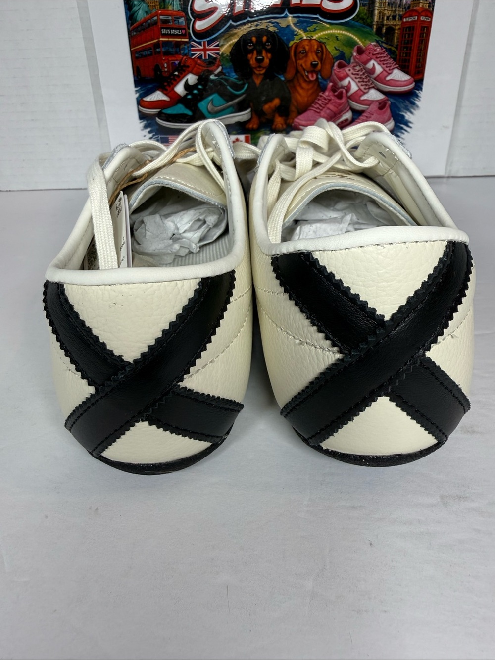 adidas Tokyo Women's White and Black Low-Profile Sneakers - Picture 4 of 6